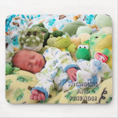 Baby Mousepads New Baby Photos mouse pad by Basleeartprintgifts