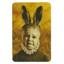 Baby Mutant Bunny Flexible Fridge Magnet