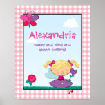 Baby Name Wall Art Customise with your Text Poster