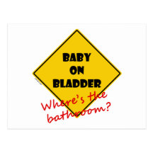 Baby on Bladder Postcard