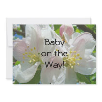 Baby on the Way! Blossoms Baby Shower Invitations