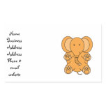 Baby orange elephant sticker