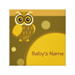 Baby Owl/ Nursery Decor Canvas Print