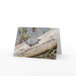 Baby Painted Turtle New Baby Boy Card