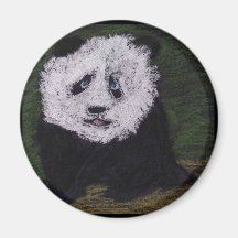 Baby Panda Bear Refrigerator Magnets