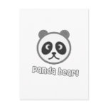 Baby Panda Cartoon postcards