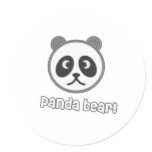 Baby Panda Cartoon Sticker