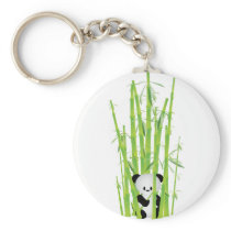 Baby Panda in Bamboo Forest