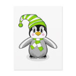 Baby Penguin Christmas Postcard