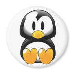 Baby_penguin Refrigerator Magnets