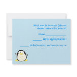 Baby Penguin - Rsvp card