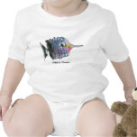 Baby Personalised Infant Butterfly Fish Onesie T Shirt