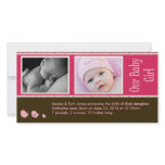 Baby Photo Announcement Custom Photo Card