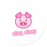 Baby Pig Cartoon Sticker