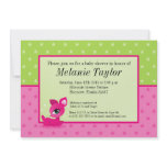 Baby Pink Deerie on Pink & Lime