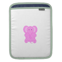 Baby pink elephant iPad sleeves