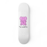 Baby pink elephant skate board