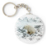 baby polar bear keychain