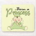 Baby Princess Green Tshirts and Gifts mousepads