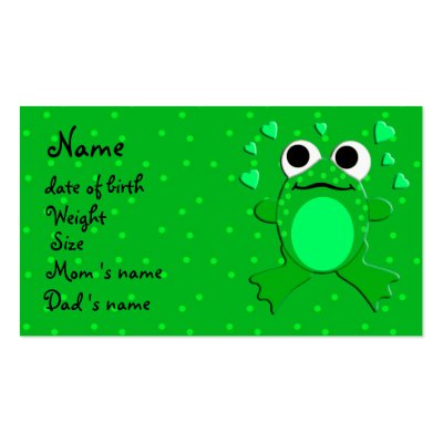 baby  profile card (customisable ) by little_ones