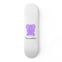 Baby purple elephant skate board decks