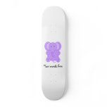 Baby purple elephant skateboards