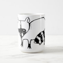 baby racoon mugs