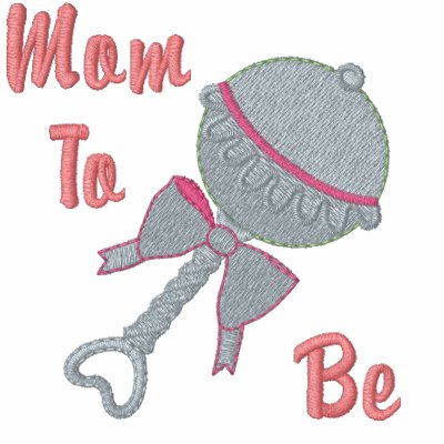 Baby Rattle - Mint Green by Embroidery4U