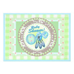 Baby Rattle template card Invitations