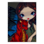 "Baby Red Dragon" Greeting Card