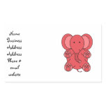 Baby red elephant stickers