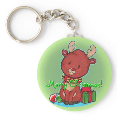 Baby Reindeer Keychain by Customizables