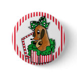 Baby Reindeer (or puppy) Holiday Gift Buttons