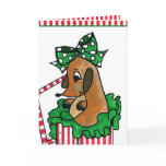 Baby Reindeer (or puppy) Holiday Gift Greeting Card