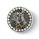 Baby Ringtailed Lemur  Button