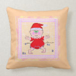 Baby Santa throw pillow