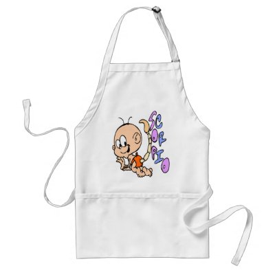 Baby Scorpio Aprons by Jojodesign