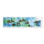 baby sea turtles reptile animal wildlife painting bumper sticker
