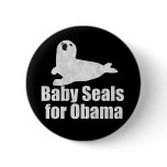 Baby Seals for Obama Button