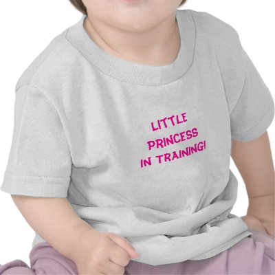 Baby shirt Little Princess in Training! by Gigglesandgrins
