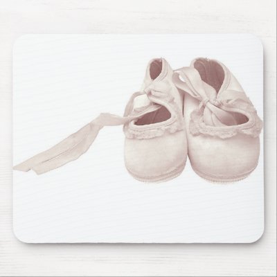 Baby Shoes Mousepad by mlane53