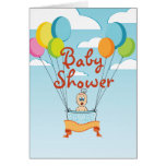 Baby Shower Balloons Invitation Cards