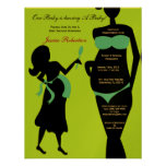 Baby Shower, Blue Boy Baby Bump, Tummy Writting Personalized Announcement