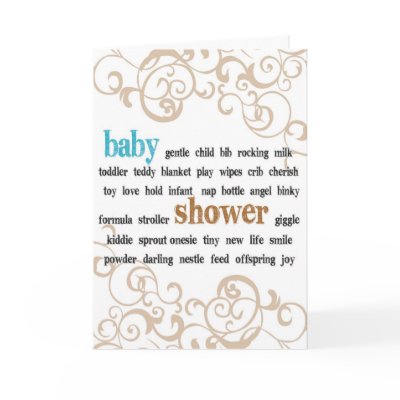 Baby Shower Blue Cards by luvsick