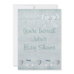 Baby Shower - Boy  - Scrapbook Invitation