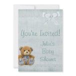 Baby Shower - Boy  - Scrapbook Invitation