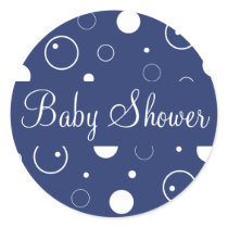 Baby Shower Bubbles Envelope Sticker Seal