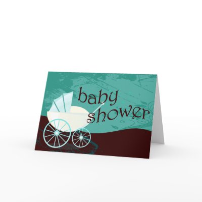 Baby Shower : carriage : Card by occasionINVASION