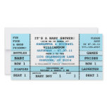 Baby Shower Concert Ticket Invitation Photo Card photo cards