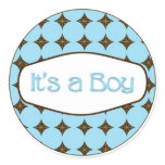 Baby Shower Cupcake Toppers Stickers It's a Boy